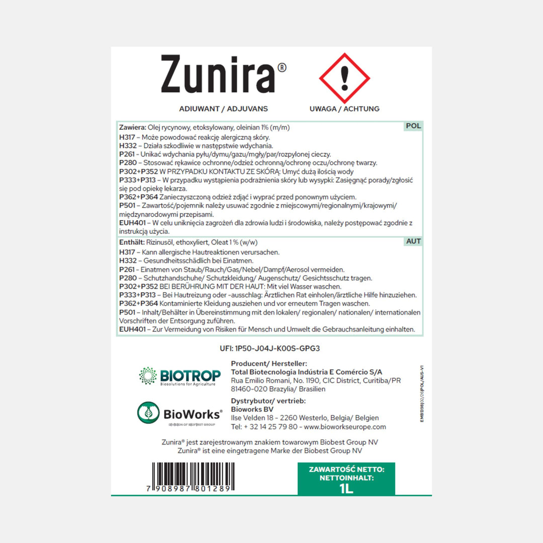 ZUNIRA label